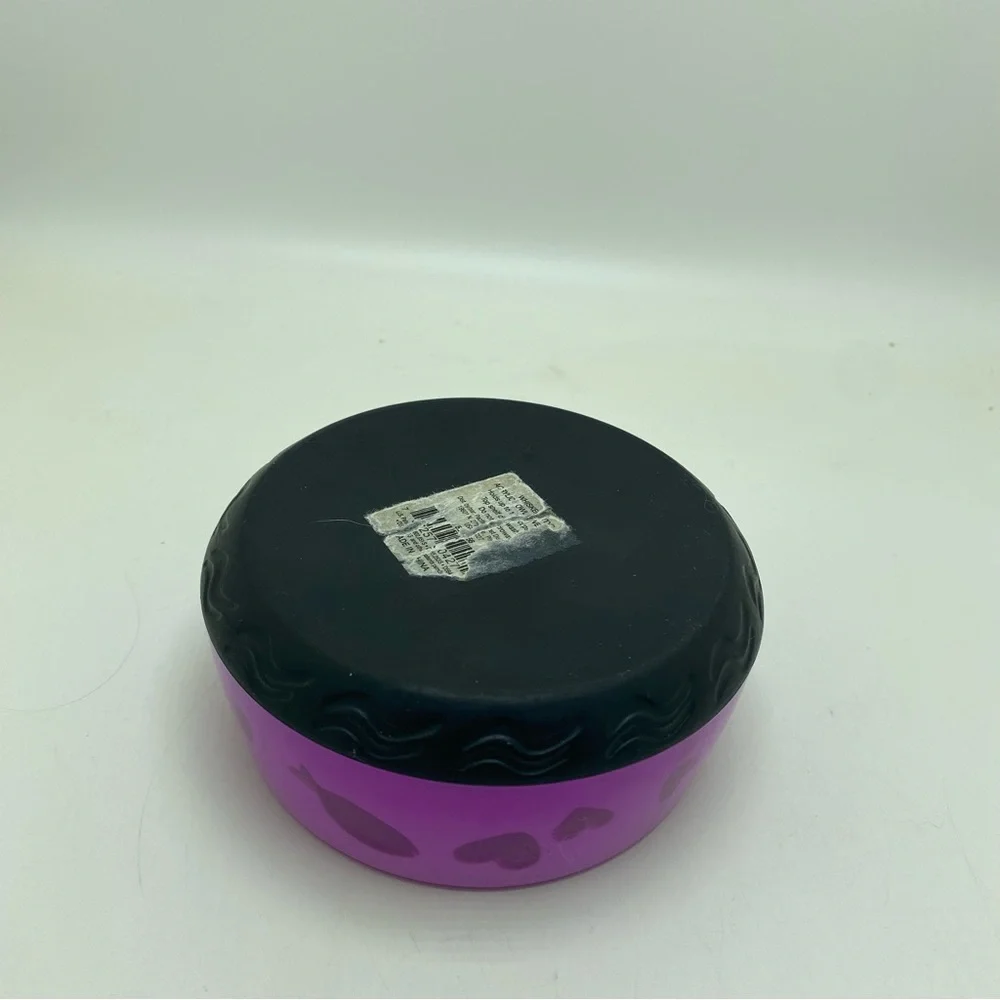 Purple Heart and Fishbone Pet Bowl Plastic